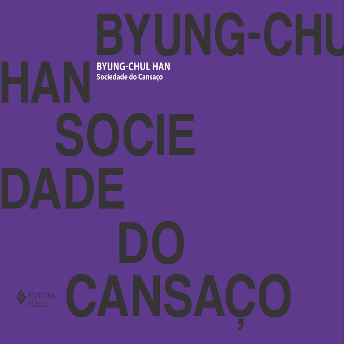 Capa do livro Sociedade do Cansaço, de Byung-Chul Han